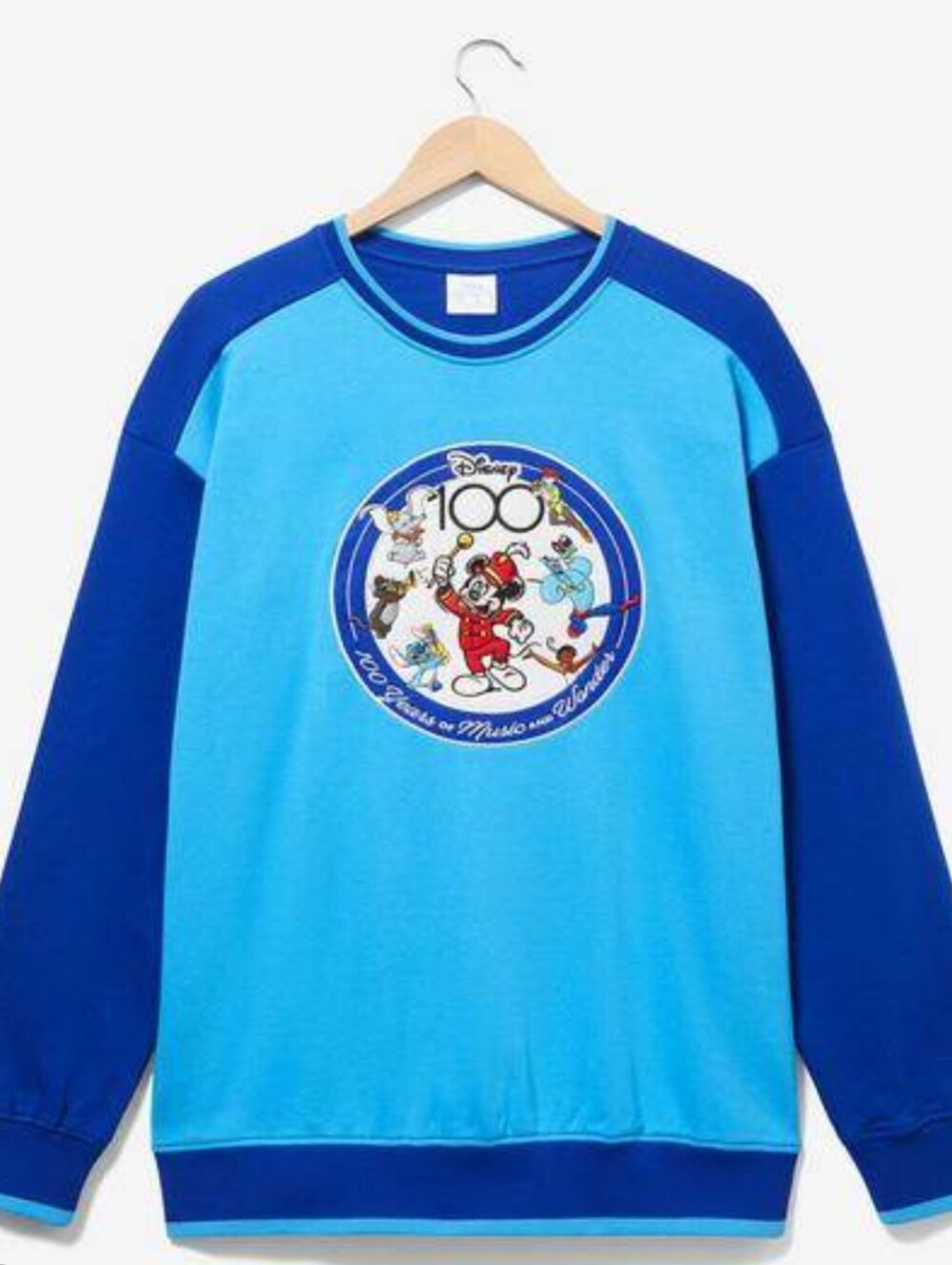 Disney 100 Year Anniversary Sweat Shirt Large